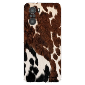 Picasee silikonowe przeźroczyste etui na Xiaomi Poco F3 - Rust