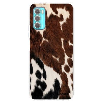 Picasee silikonowe przeźroczyste etui na Motorola Moto G60 - Rust