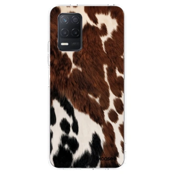Picasee silikonowe przeźroczyste etui na Realme 8 5G - Rust