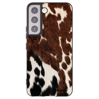 Picasee silikonowe czarne etui na Samsung Galaxy S22 5G - Rust