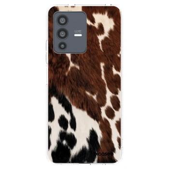 Picasee silikonowe przeźroczyste etui na Vivo V23 5G - Rust