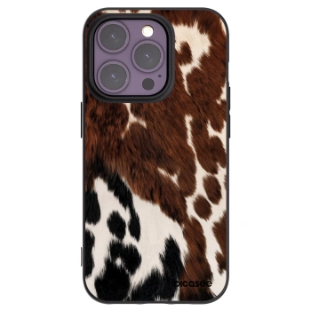 Picasee silikonowe czarne etui na Apple iPhone 14 Pro - Rust