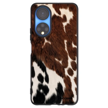 Picasee silikonowe czarne etui na Honor X7 - Rust