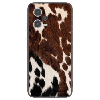 Picasee silikonowe czarne etui na Xiaomi Redmi Note 12 5G - Rust