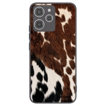 Picasee silikonowe czarne etui na Xiaomi Redmi 12 4G - Rust