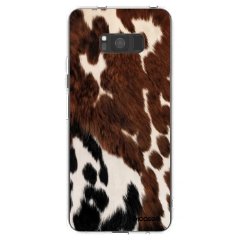 Picasee silikonowe przeźroczyste etui na Samsung Galaxy S8 G950F - Rust