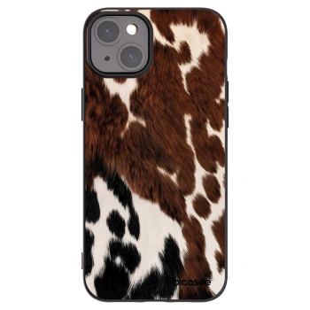 Picasee silikonowe czarne etui na Apple iPhone 15 Plus - Rust