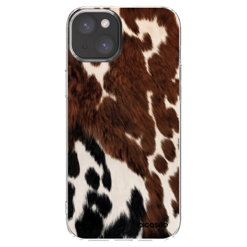 Picasee silikonowe przeźroczyste etui na Apple iPhone 15 Plus - Rust