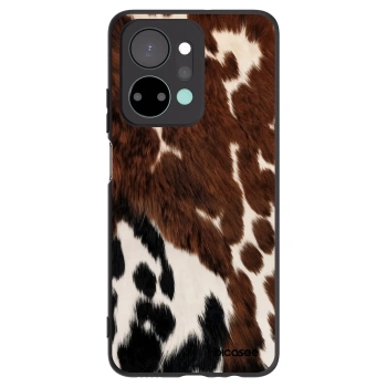 Picasee silikonowe czarne etui na Honor X7a - Rust