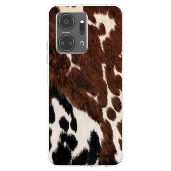 Picasee silikonowe przeźroczyste etui na Honor X7a - Rust
