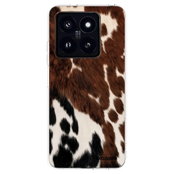 Picasee silikonowe przeźroczyste etui na Xiaomi 14 Pro - Rust