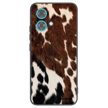 Picasee silikonowe czarne etui na Motorola Edge 40 Neo - Rust