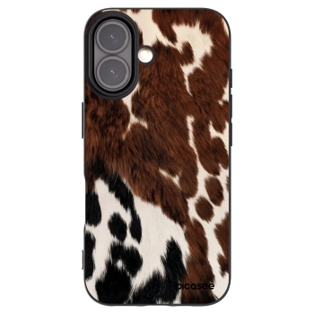 Picasee silikonowe czarne etui na Apple iPhone 16 - Rust