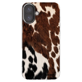 Picasee silikonowe przeźroczyste etui na Apple iPhone 16 Plus - Rust