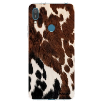 Picasee silikonowe przeźroczyste etui na Huawei Y7 2019 - Rust