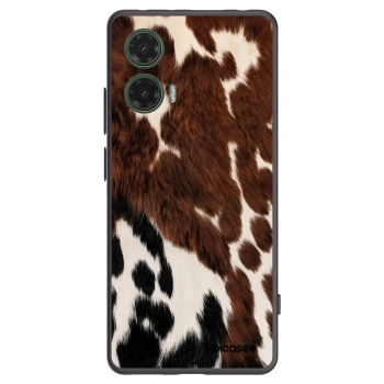 Picasee silikonowe czarne etui na Motorola Moto G35 5G - Rust