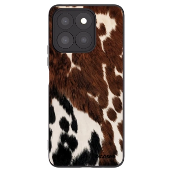 Picasee silikonowe czarne etui na Honor X8c - Rust