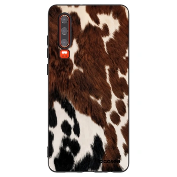 Picasee silikonowe czarne etui na Huawei P30 - Rust