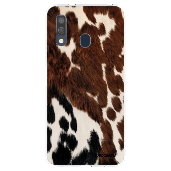 Picasee silikonowe przeźroczyste etui na Samsung Galaxy A40 A405F - Rust