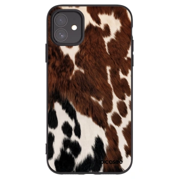 Picasee silikonowe czarne etui na Apple iPhone 11 - Rust