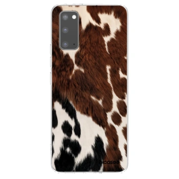 Picasee silikonowe przeźroczyste etui na Samsung Galaxy S20 G980F - Rust