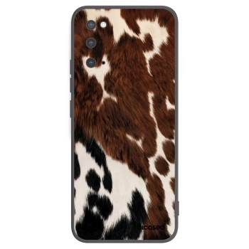 Picasee silikonowe czarne etui na Samsung Galaxy S20 G980F - Rust