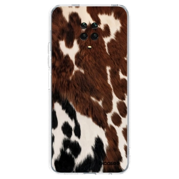 Picasee silikonowe przeźroczyste etui na Xiaomi Redmi Note 9S - Rust