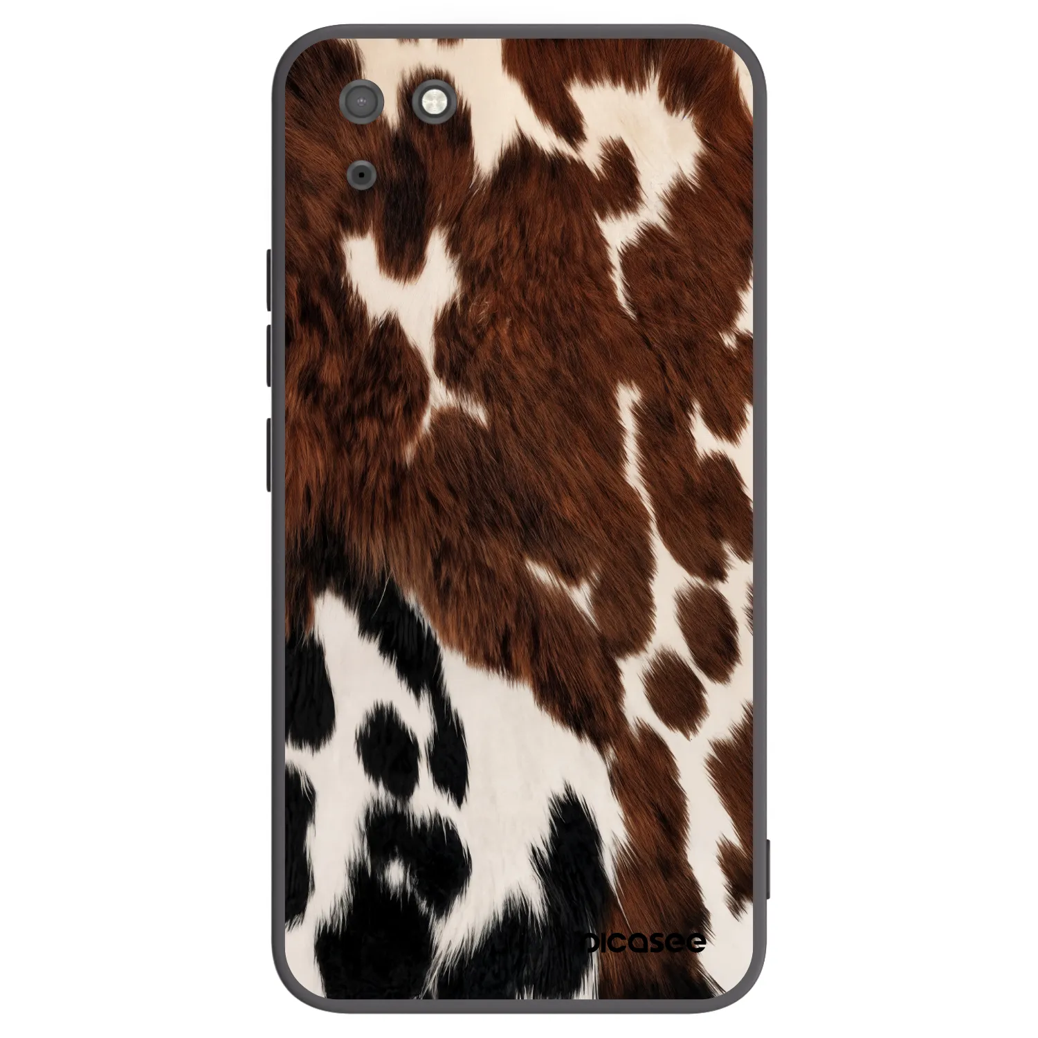 Picasee silikonowe czarne etui na Huawei Y5P - Rust