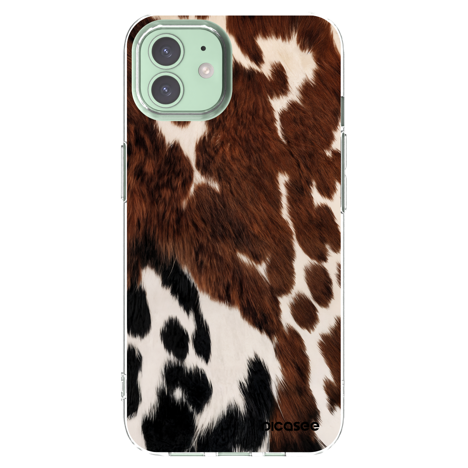 Picasee silikonowe przeźroczyste etui na Apple iPhone 12 Pro - Rust