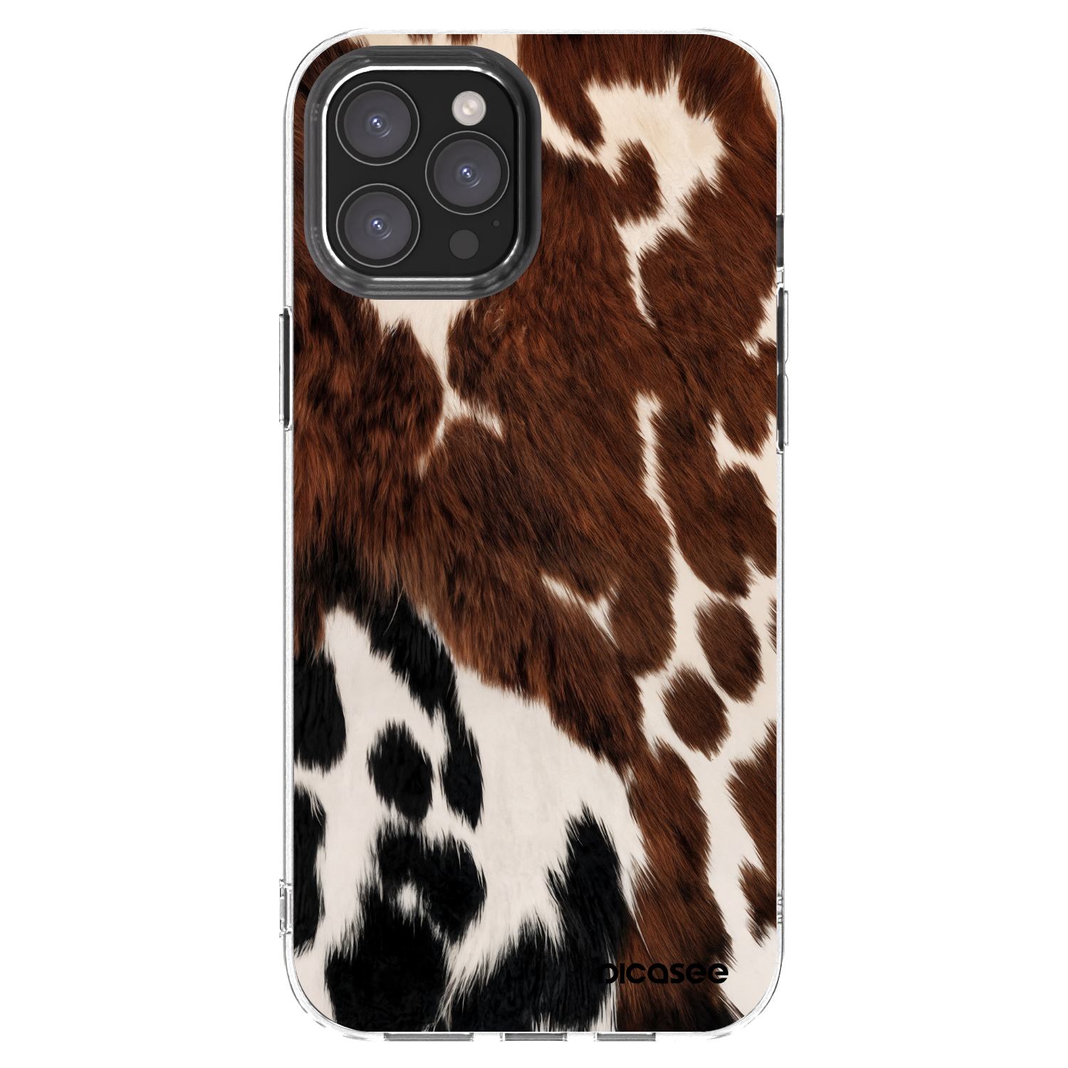 Picasee silikonowe przeźroczyste etui na Apple iPhone 12 Pro Max - Rust