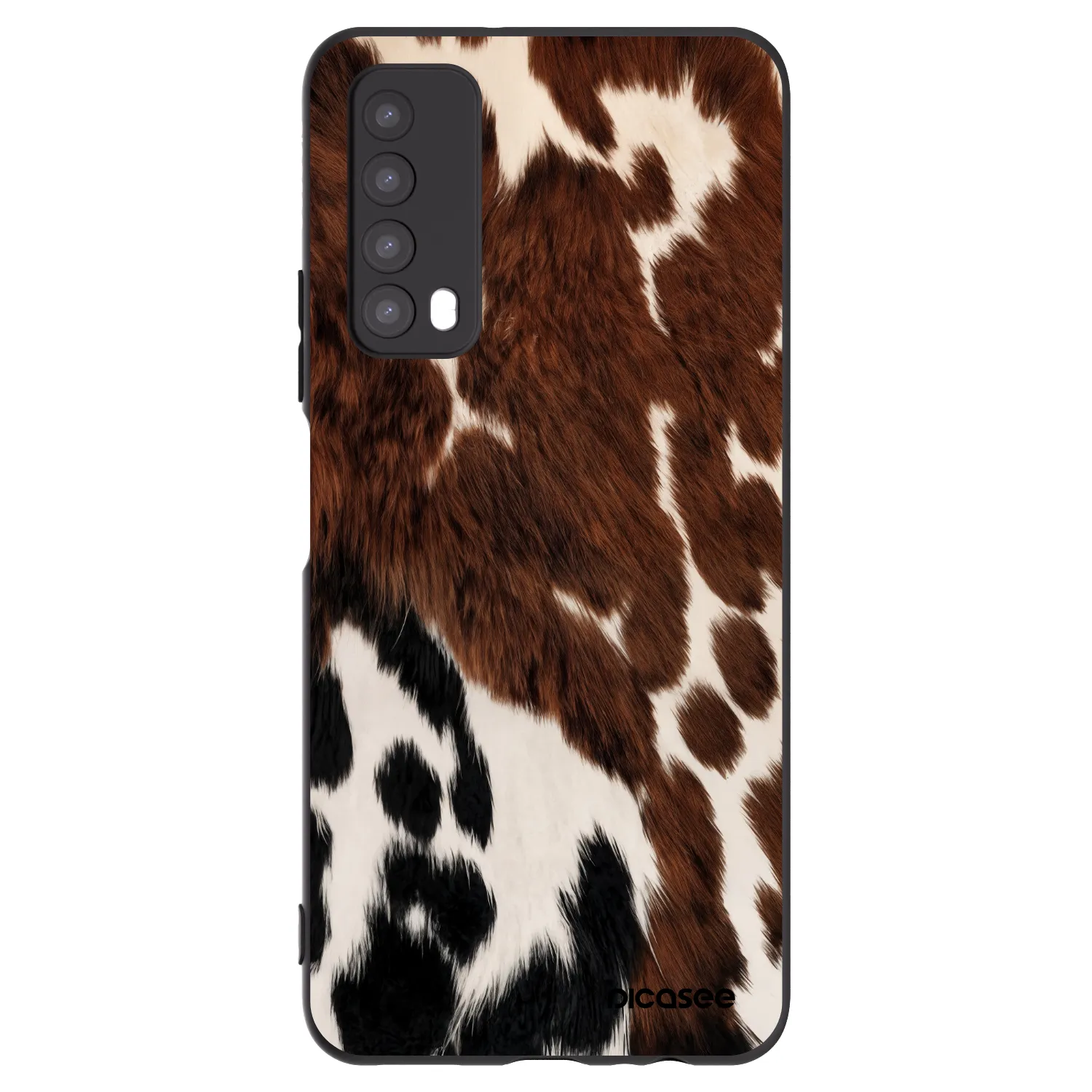 Picasee silikonowe czarne etui na Huawei P Smart 2021 - Rust
