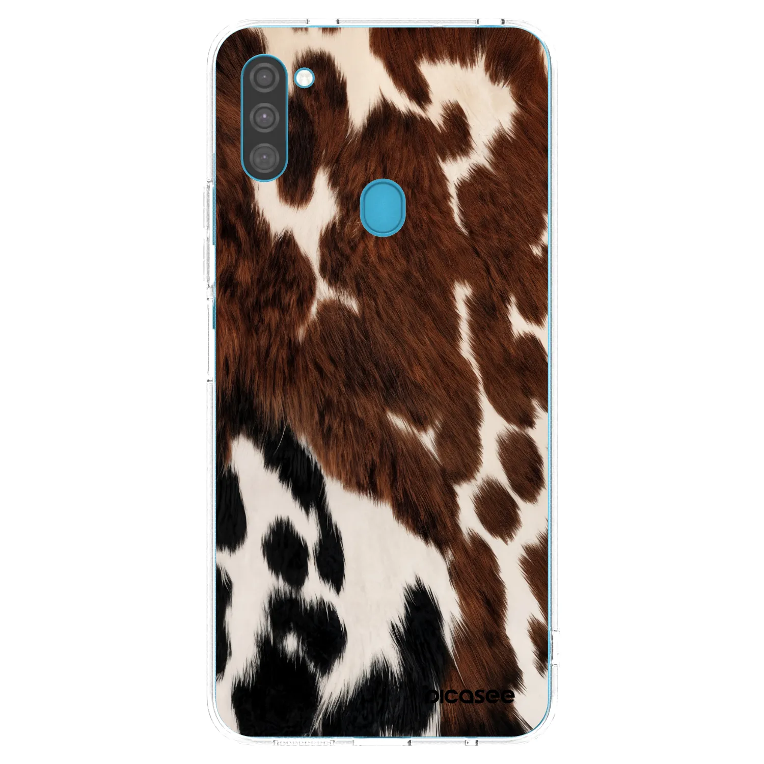 Picasee silikonowe przeźroczyste etui na Samsung Galaxy M11 - Rust