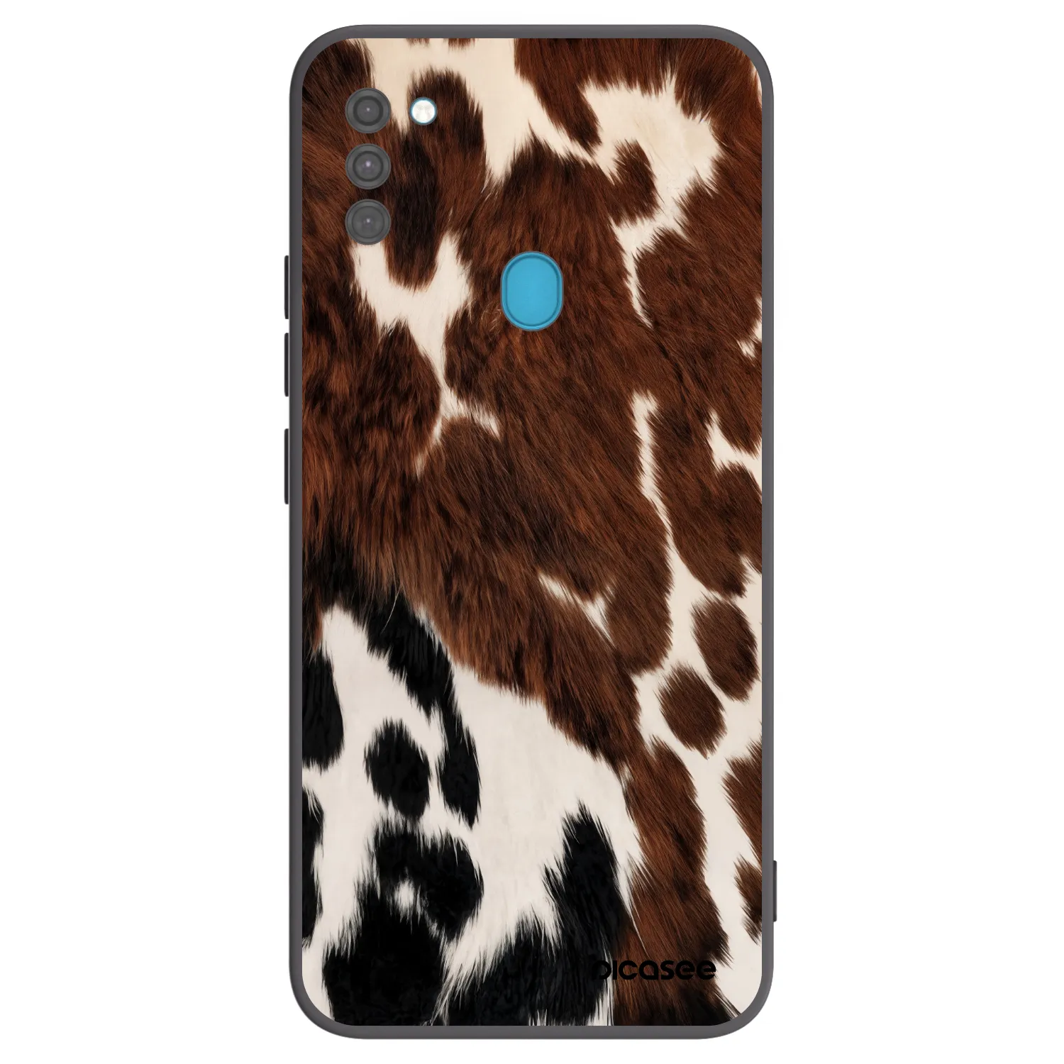 Picasee silikonowe czarne etui na Samsung Galaxy M11 - Rust
