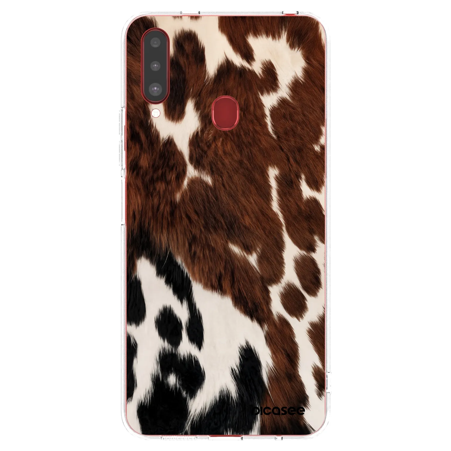 Picasee silikonowe przeźroczyste etui na Samsung Galaxy A20s - Rust