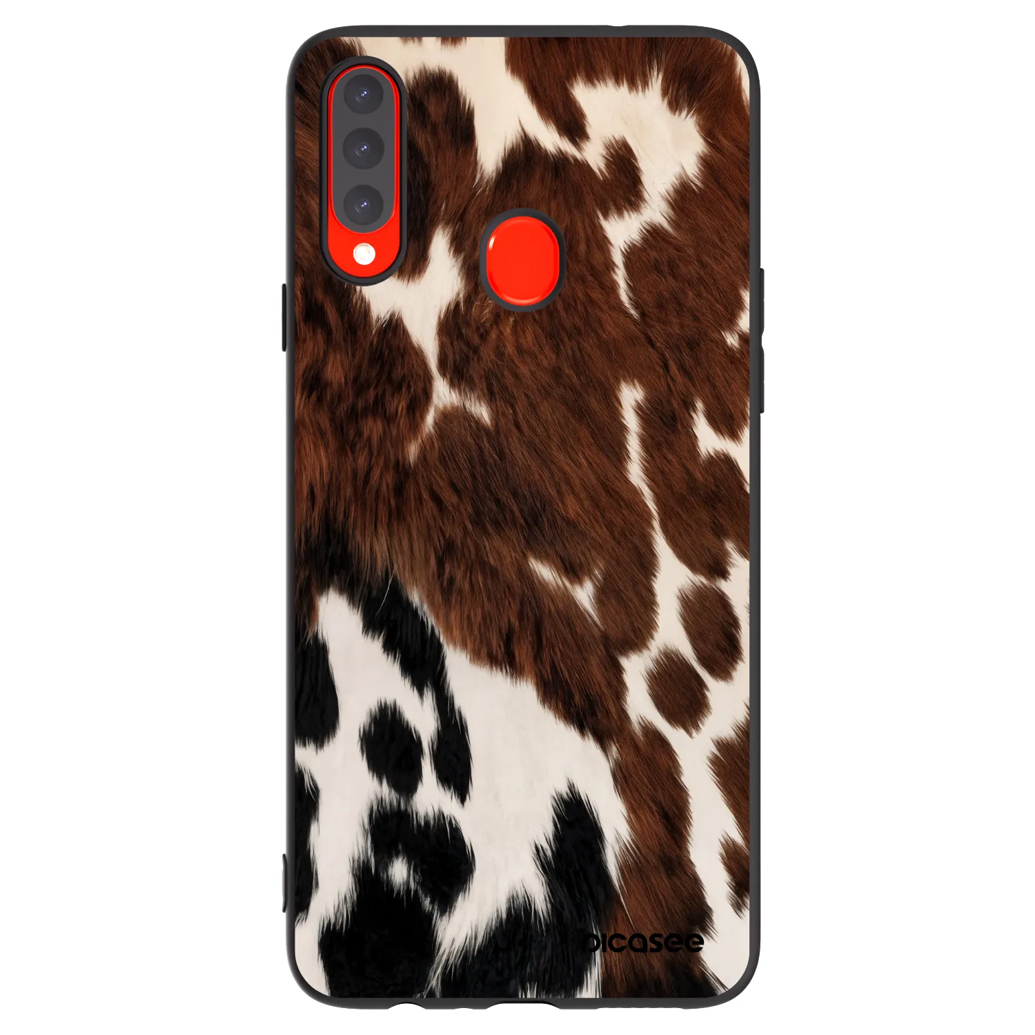Picasee silikonowe czarne etui na Samsung Galaxy A20s - Rust