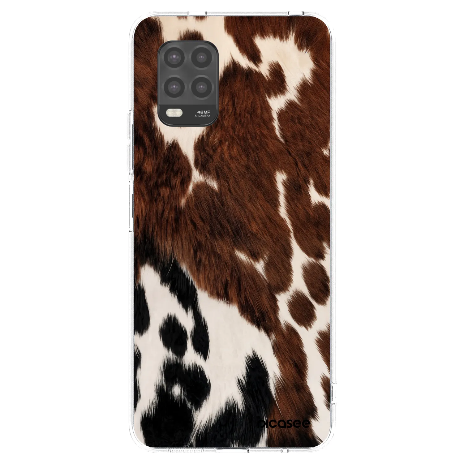 Picasee silikonowe przeźroczyste etui na Xiaomi Mi 10 Lite - Rust