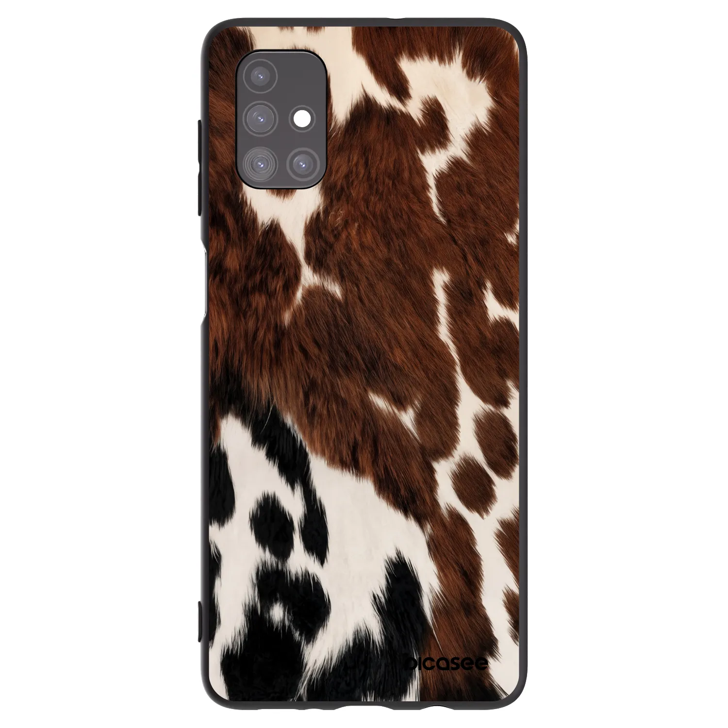 Picasee silikonowe czarne etui na Samsung Galaxy M51 M515F - Rust