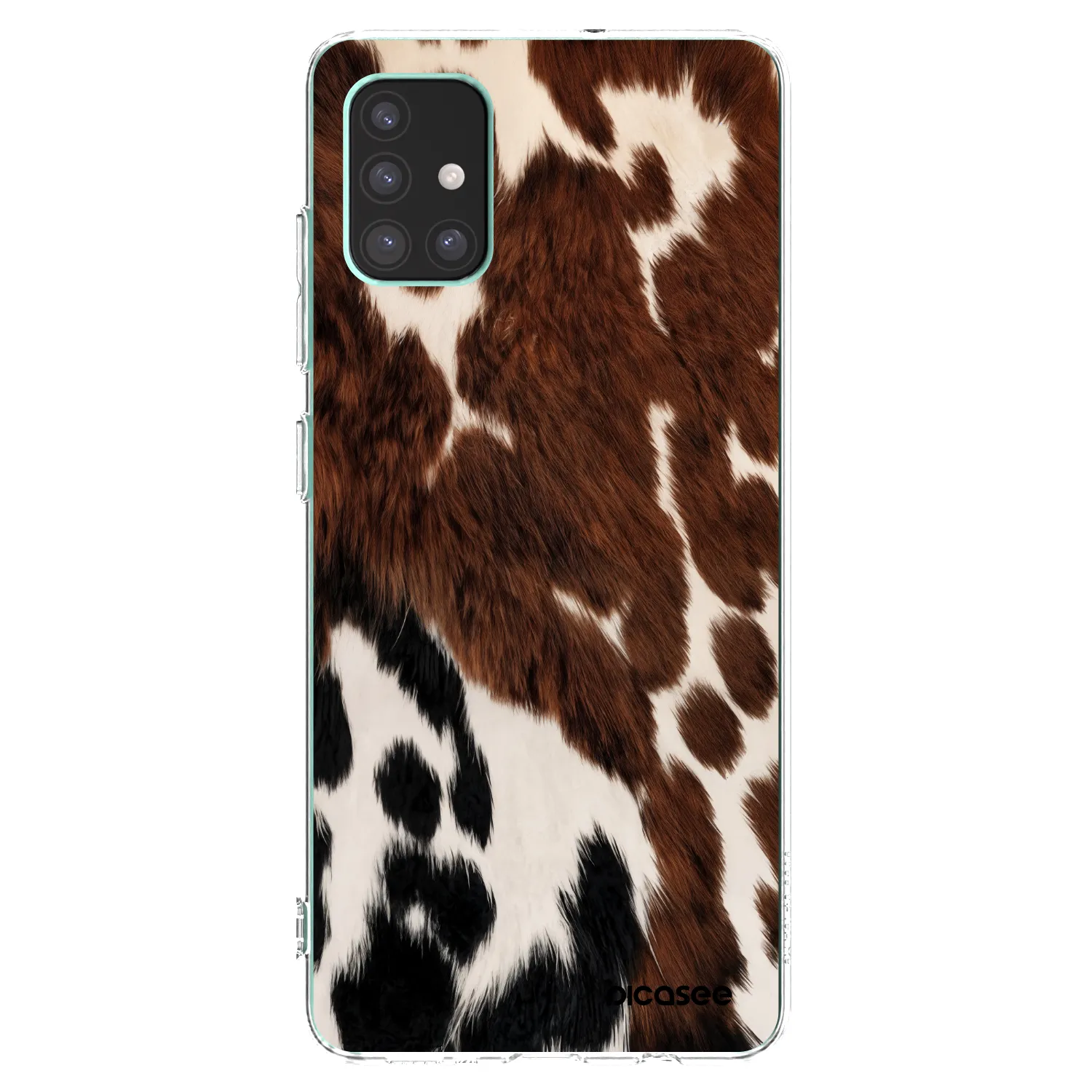 Picasee silikonowe przeźroczyste etui na Samsung Galaxy M51 M515F - Rust
