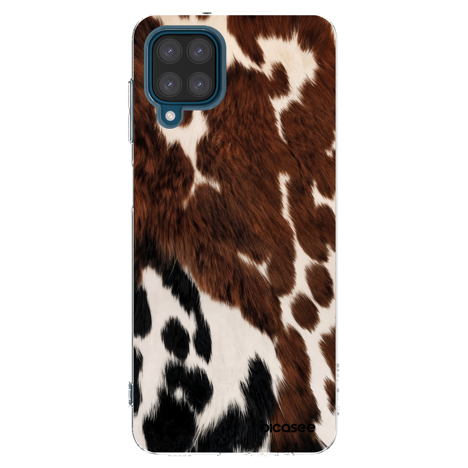 Picasee silikonowe przeźroczyste etui na Samsung Galaxy A12 A125F - Rust