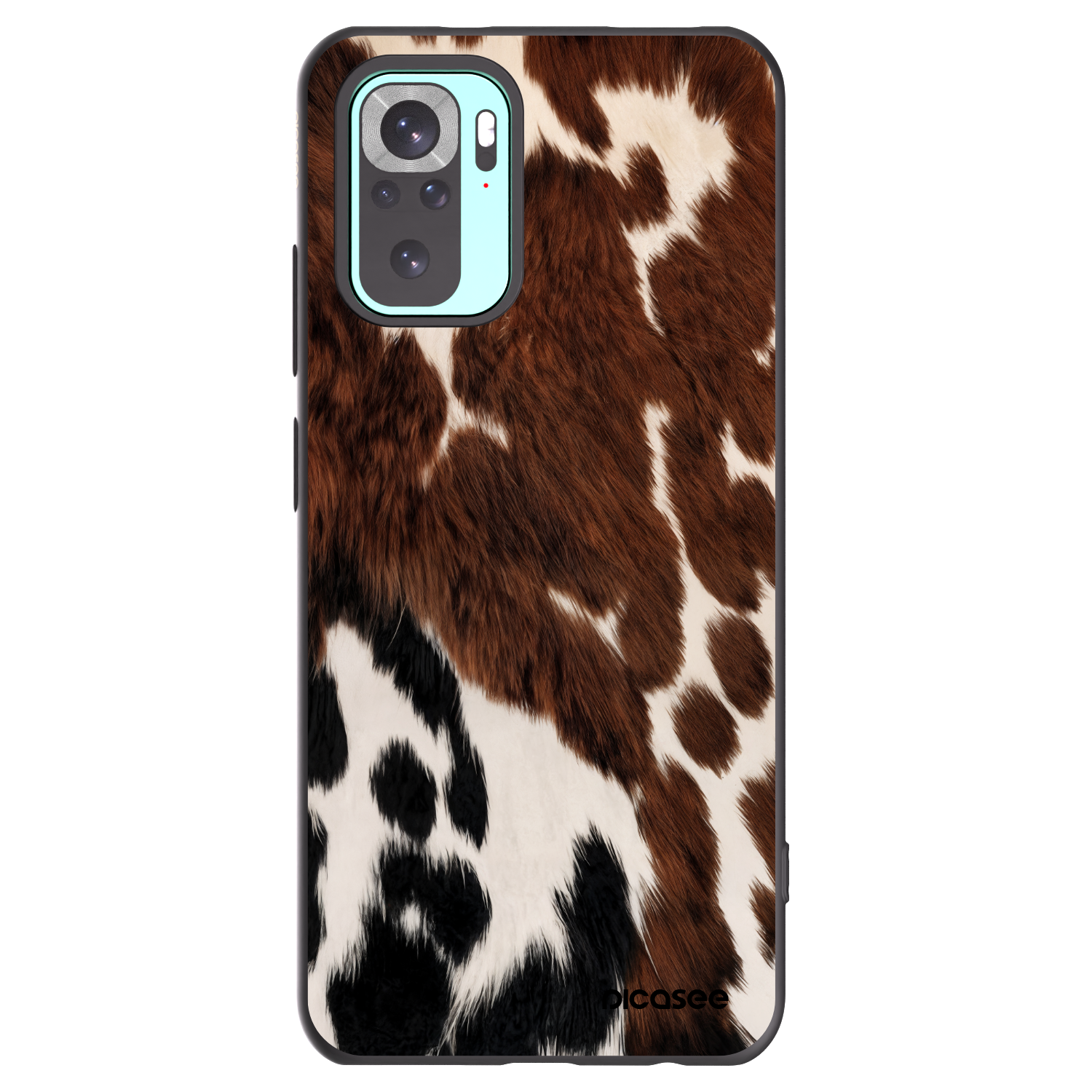 Picasee silikonowe czarne etui na Xiaomi Redmi Note 10 Pro - Rust