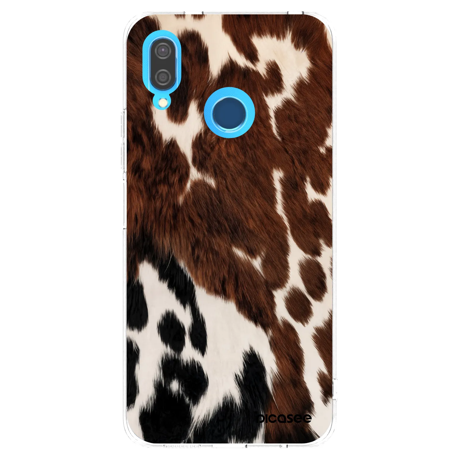 Picasee silikonowe przeźroczyste etui na Huawei P20 Lite - Rust