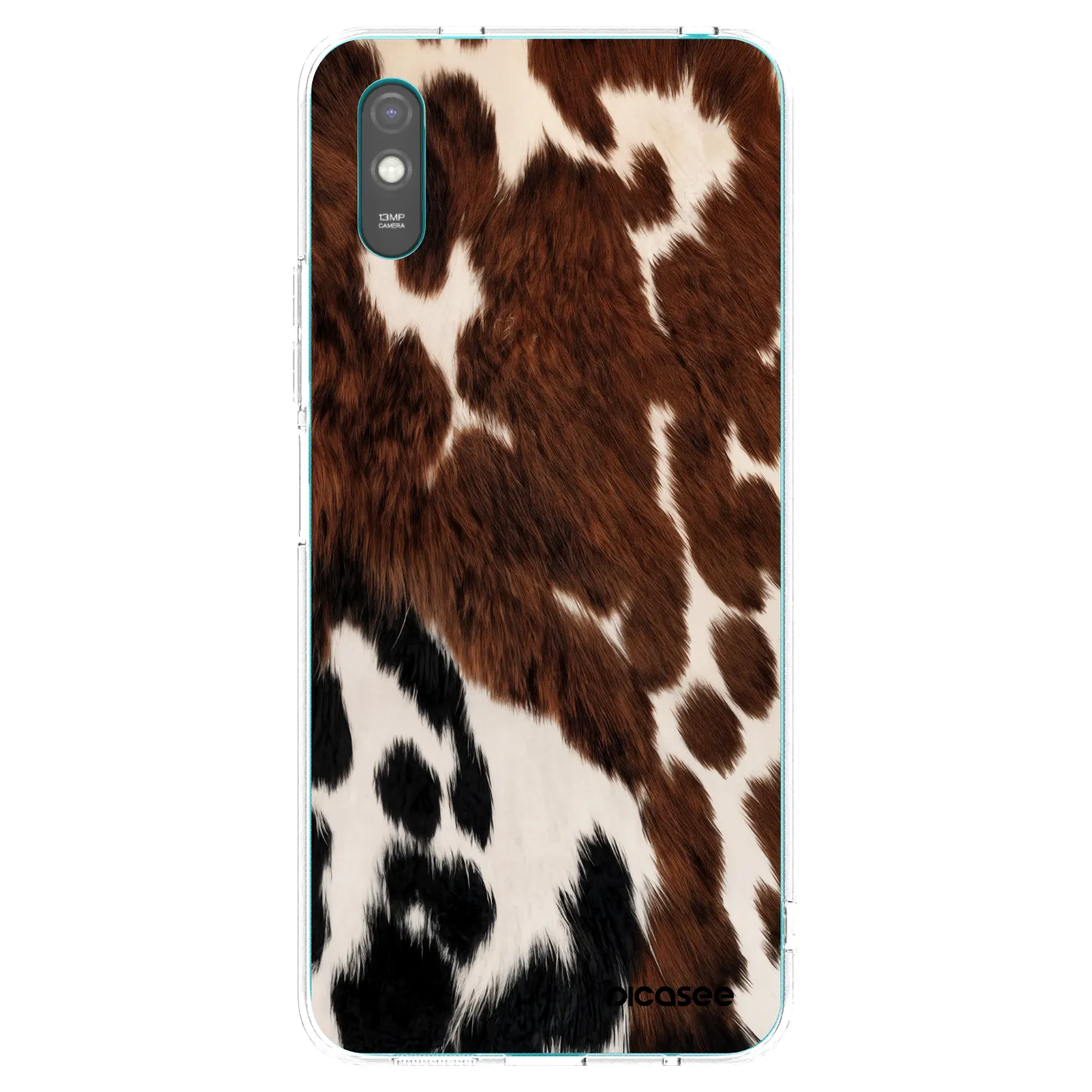 Picasee silikonowe przeźroczyste etui na Xiaomi Redmi 9AT - Rust