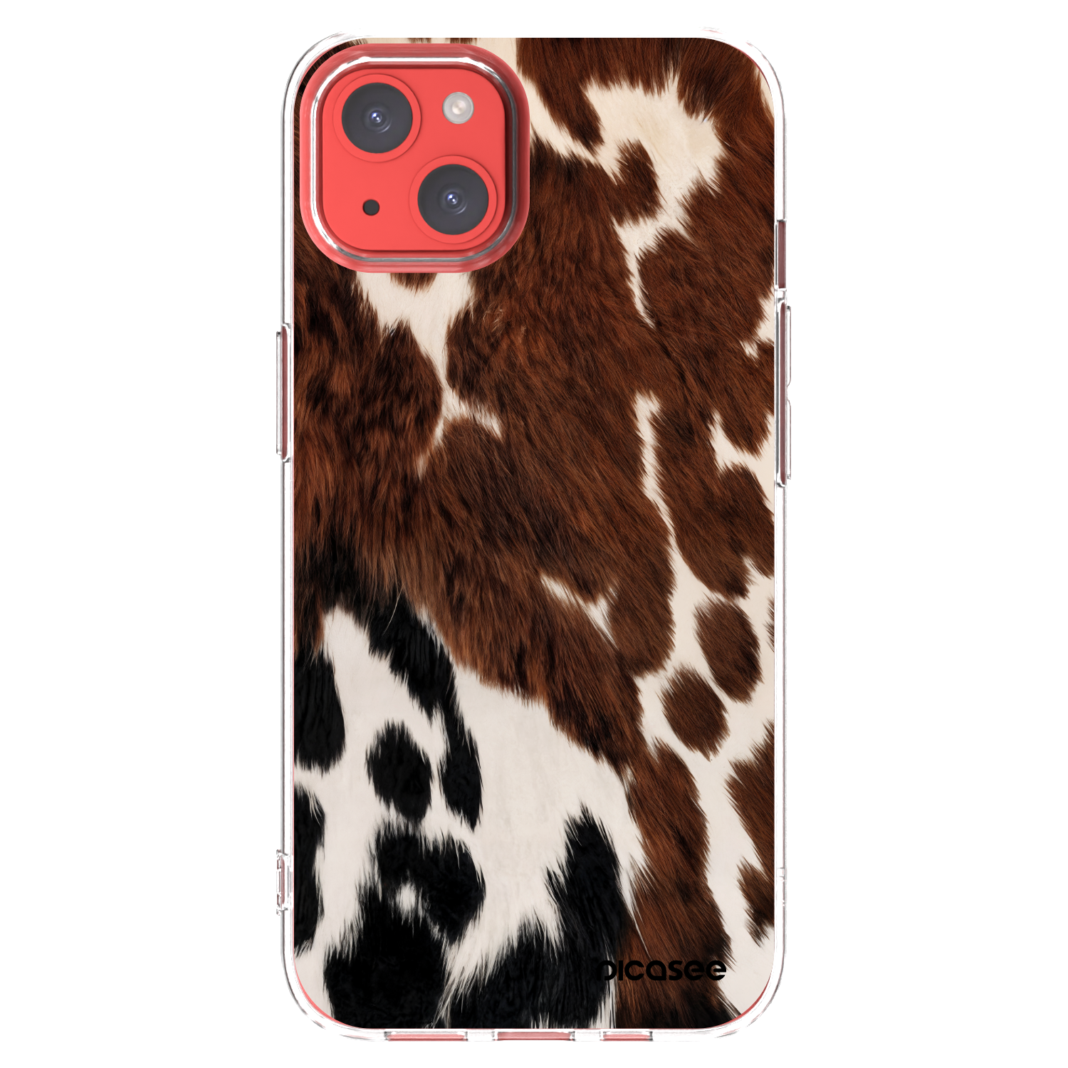 Picasee silikonowe przeźroczyste etui na Apple iPhone 13 - Rust