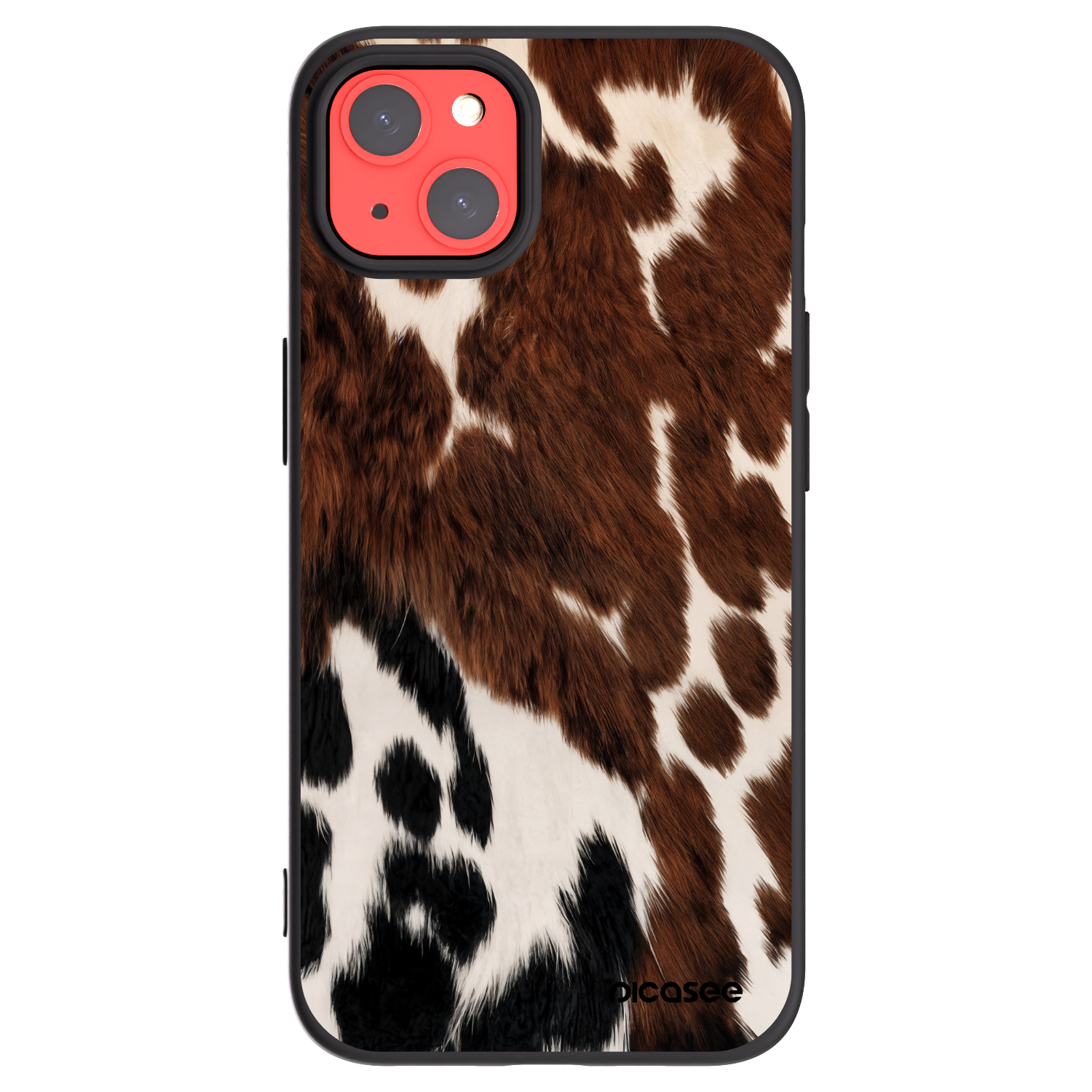 Picasee silikonowe czarne etui na Apple iPhone 13 - Rust