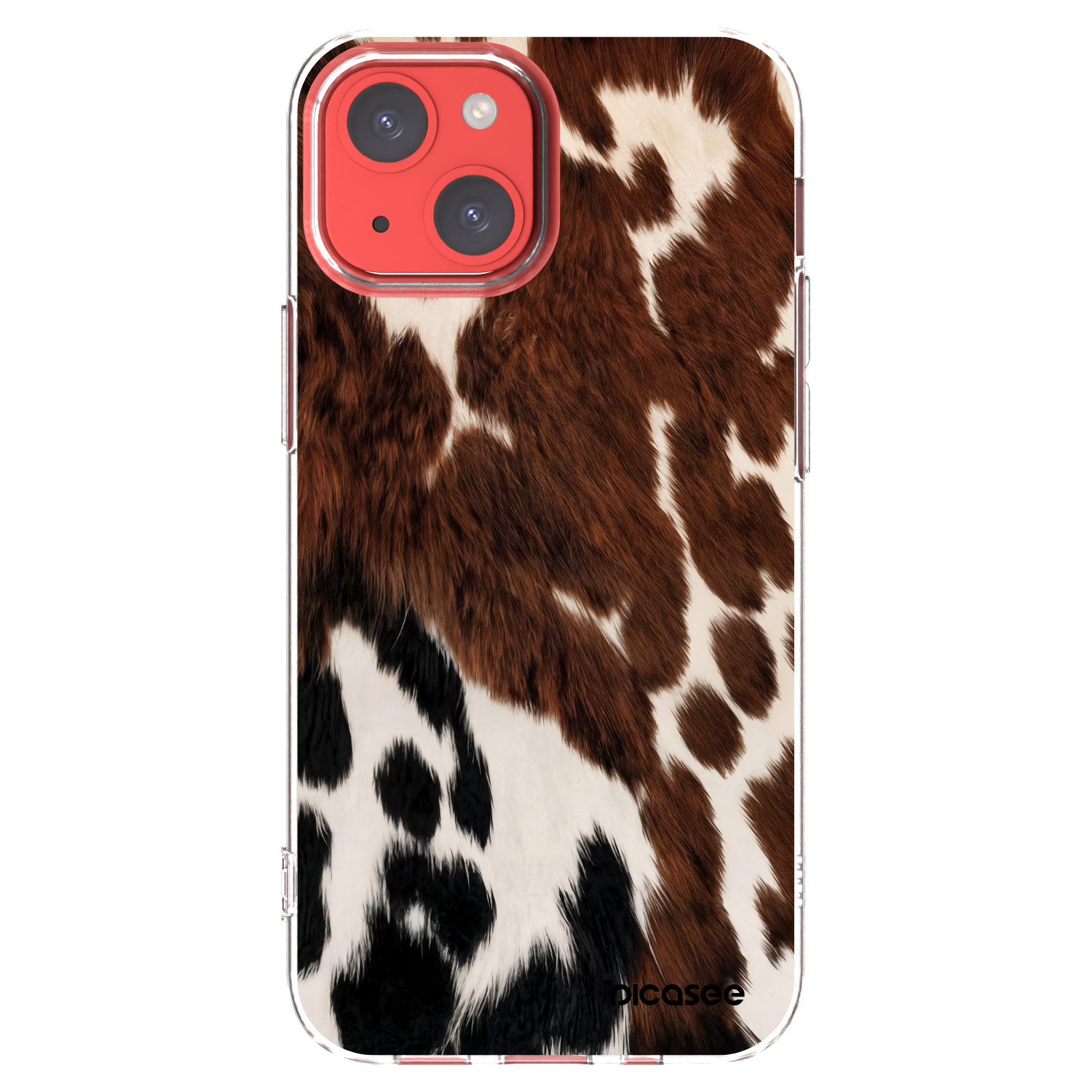Picasee silikonowe przeźroczyste etui na Apple iPhone 13 mini - Rust