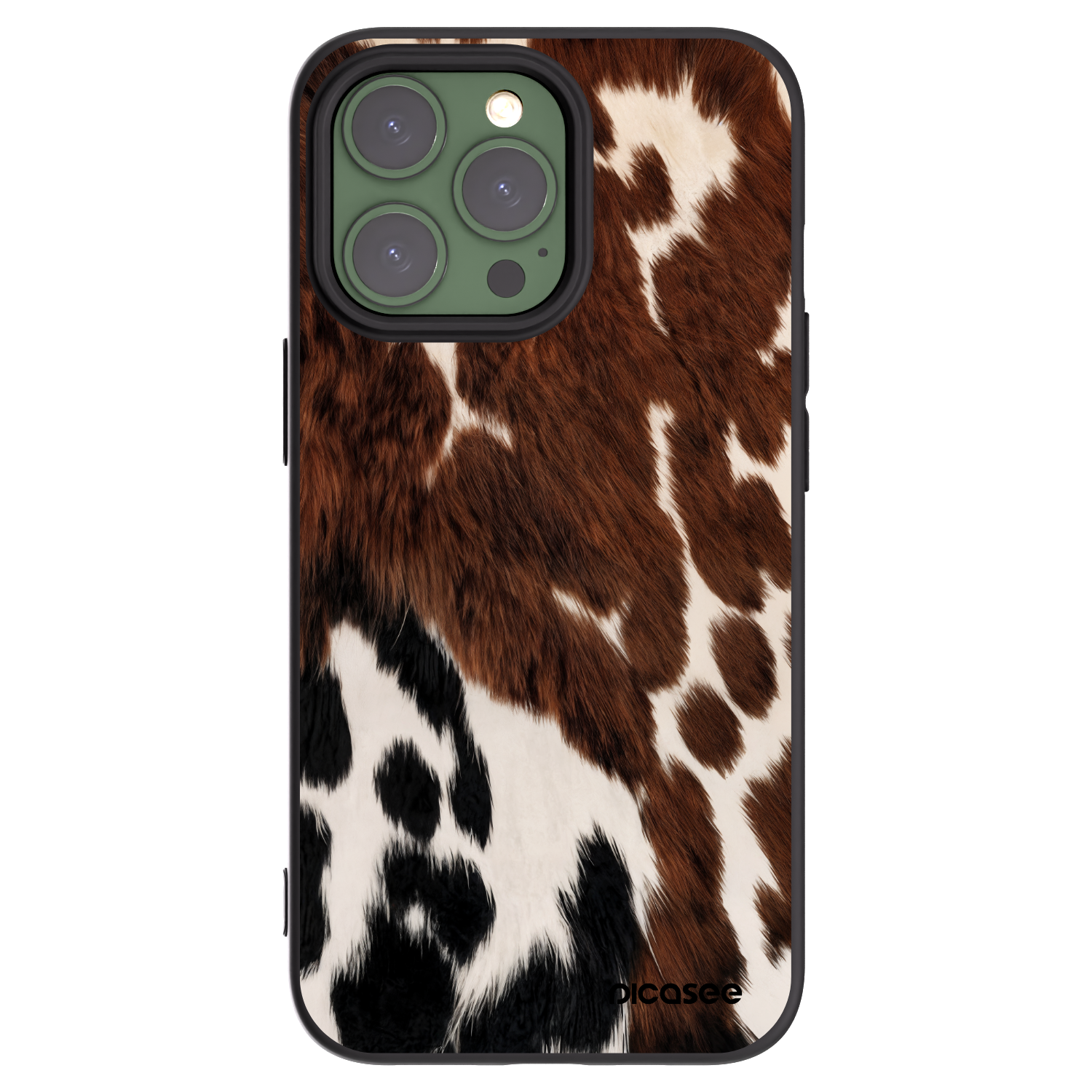 Picasee silikonowe czarne etui na Apple iPhone 13 Pro - Rust