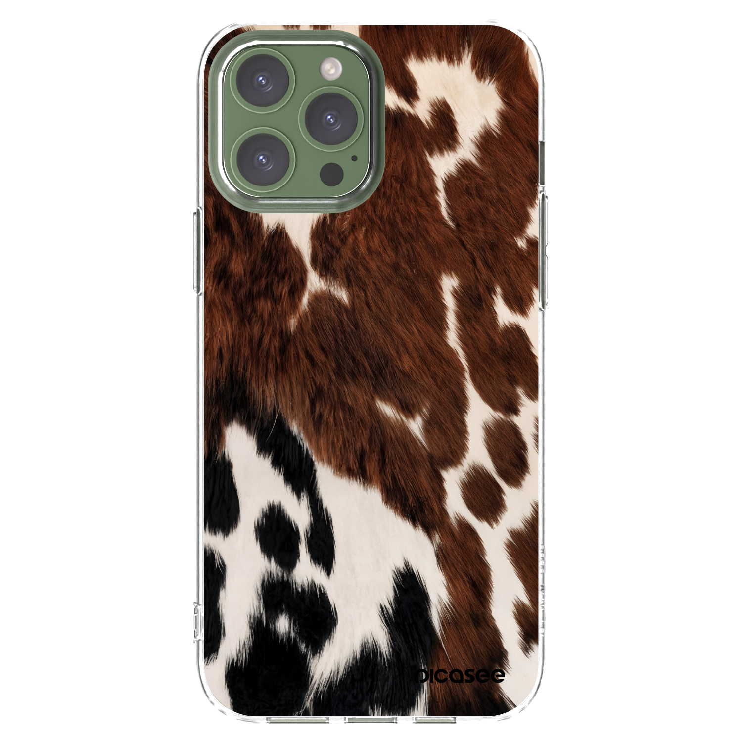 Picasee silikonowe przeźroczyste etui na Apple iPhone 13 Pro Max - Rust