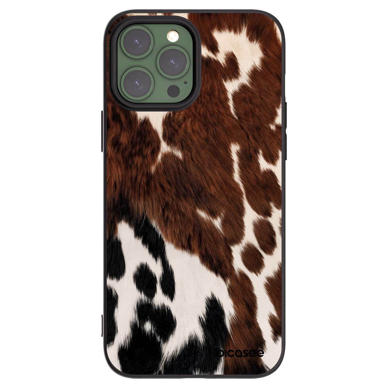 Picasee silikonowe czarne etui na Apple iPhone 13 Pro Max - Rust