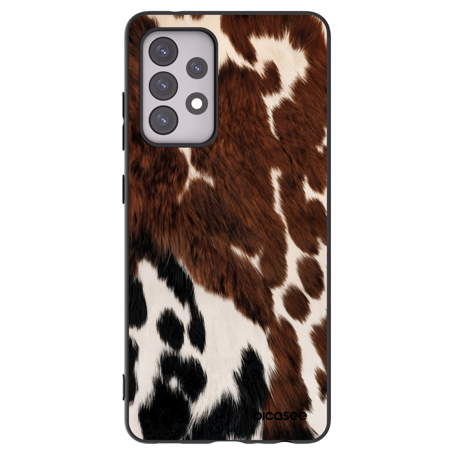Picasee silikonowe czarne etui na Samsung Galaxy A52s 5G A528B - Rust