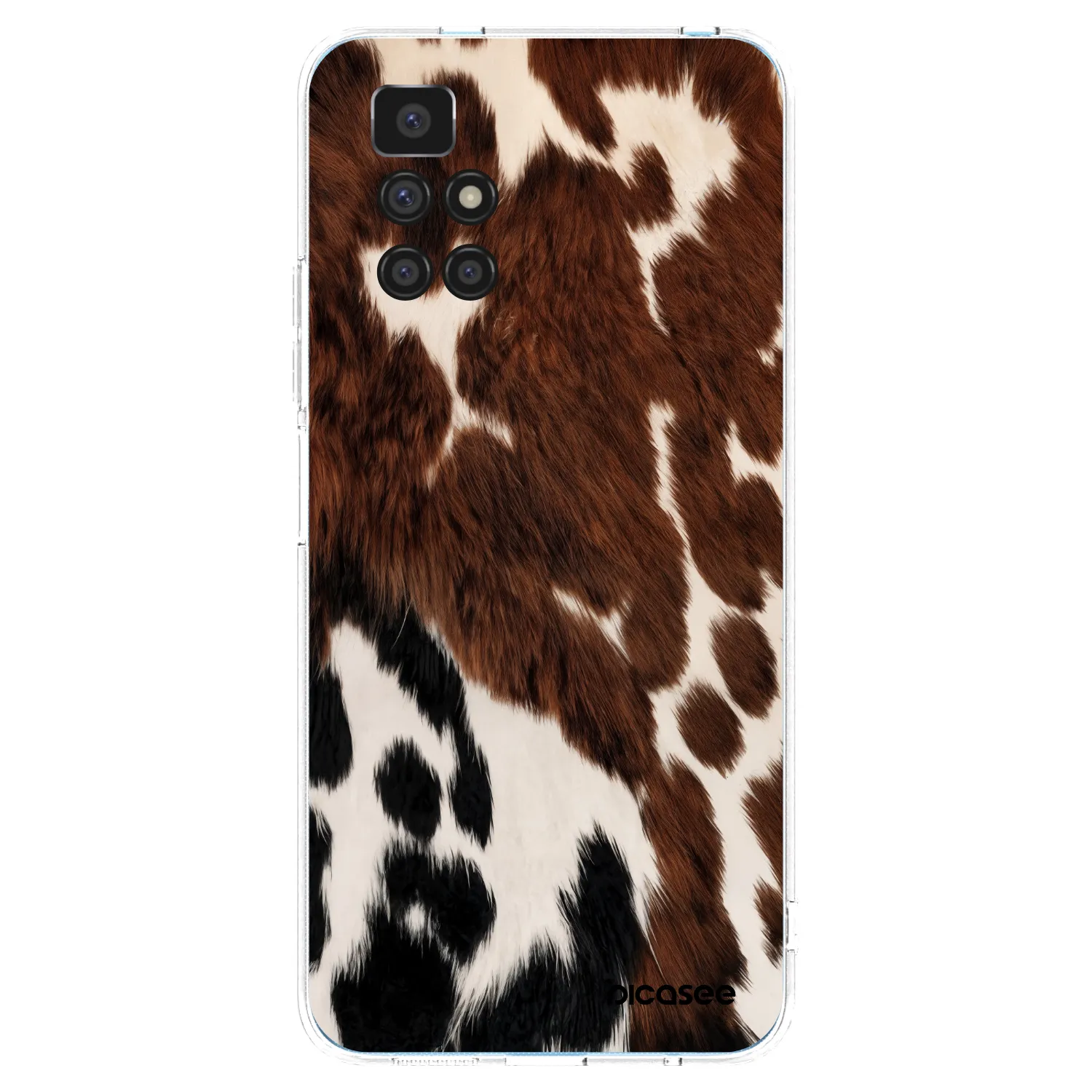 Picasee silikonowe przeźroczyste etui na Xiaomi Redmi 10 - Rust